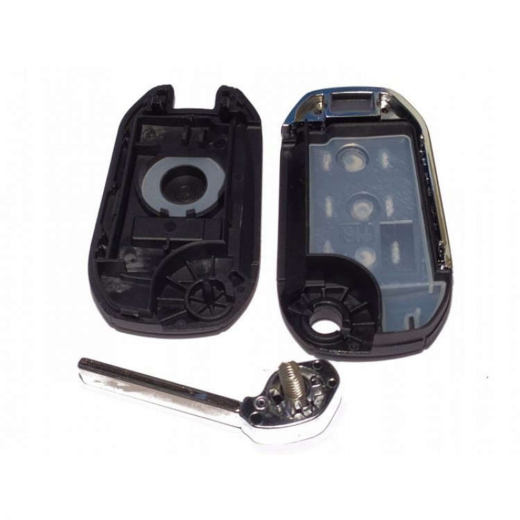 Κέλυφος Peugeot-Citroen με Λάμα HU83 και 3 Κουμπιά Αναδιπλούμενο