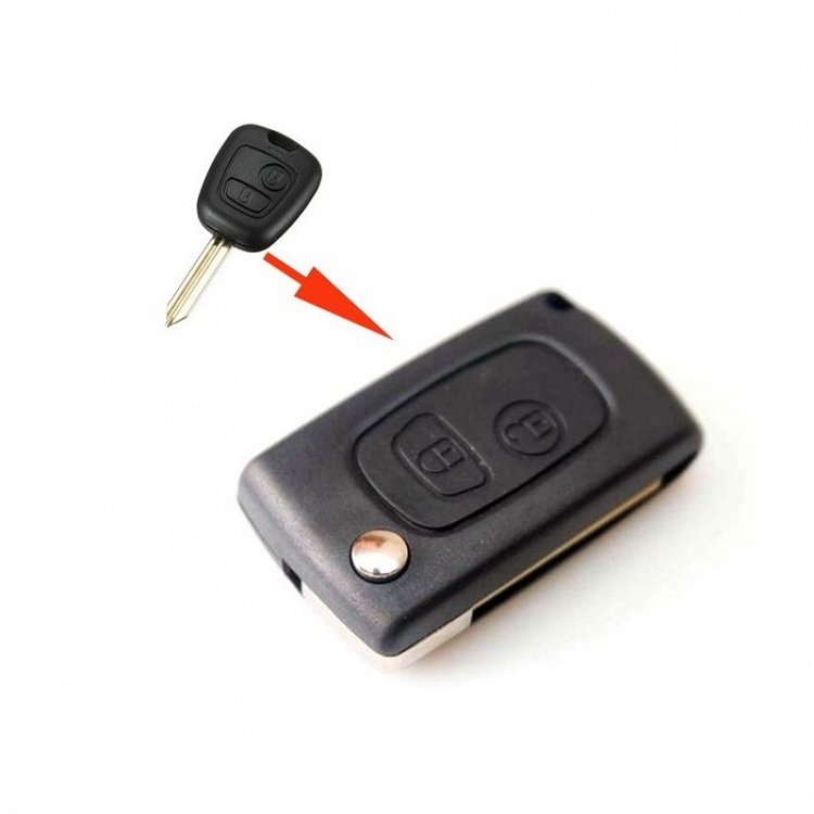 Κέλυφος Peugeot με Λάμα NE72 και 2 Κουμπιά Αναδιπλούμενο