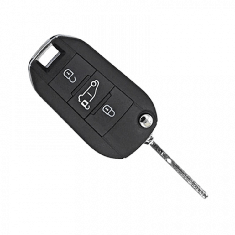 Κέλυφος Κλειδιού Αυτοκινήτου για Toyota-Peugeot-Opel-Citroen με 3 Κουμπιά Αναδιπλούμενο-HU83