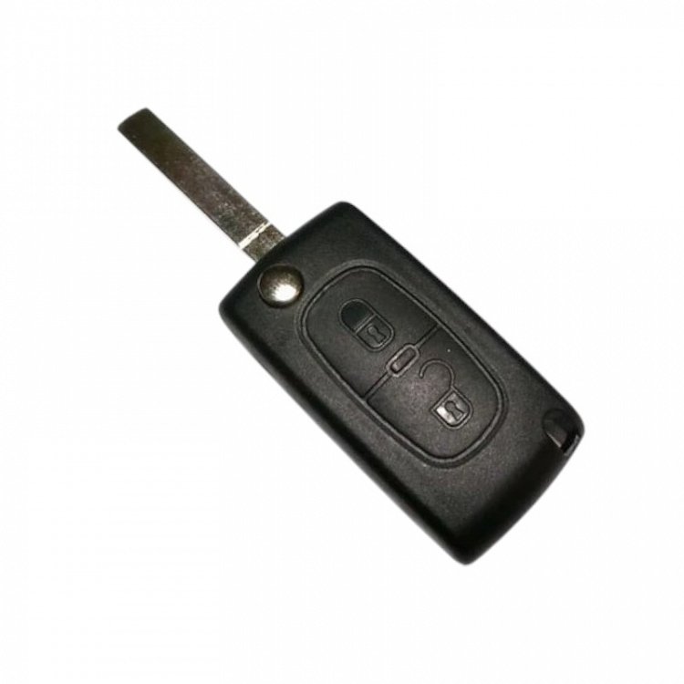 Κέλυφος Κλειδιού Citroen - Peugeot - Fiat με 2 Κουμπιά και Λάμα HU83