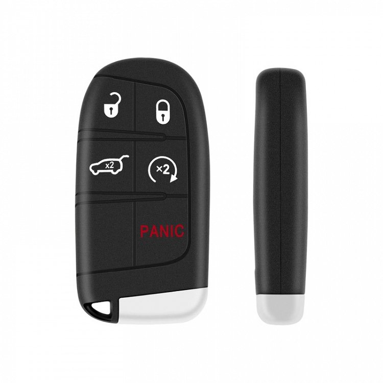 Κέλυφος Κλειδιού κλειδιού αυτοκινήτου για Fiat / Chrysler / Jeep / Dodge με 4 κουμπιά