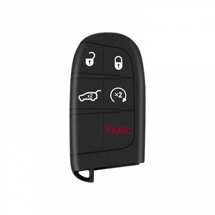 Κέλυφος Κλειδιού κλειδιού αυτοκινήτου για Fiat / Chrysler / Jeep / Dodge με 4 κουμπιά