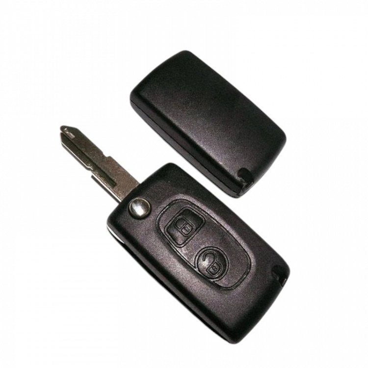 Κέλυφος Peugeot με Λάμα NE72 και 2 Κουμπιά Αναδιπλούμενο