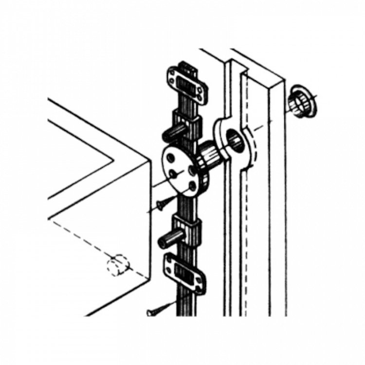 Κλειδαριά ART 107 για συρταριέρα γραφείου EVERGOOD