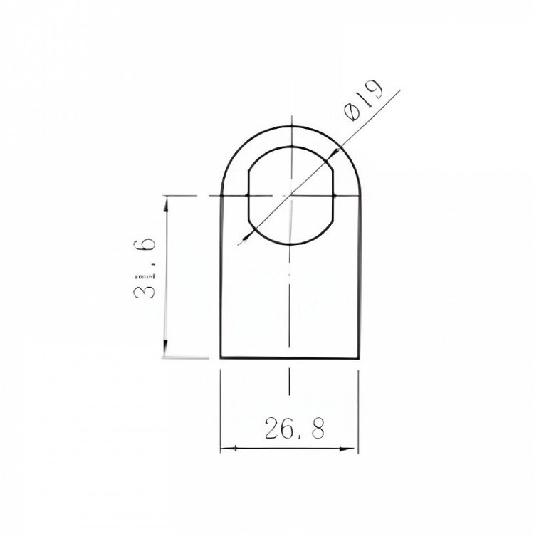 Κλειδαριά ART 218 για μονό κρυστάλλινο πορτάκι EVERGOOD