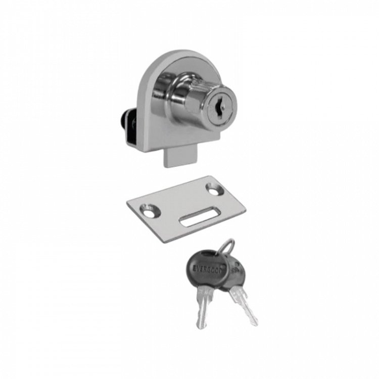 Κλειδαριά ART 238 για μονό κρυστάλλινο πορτάκι EVERGOOD