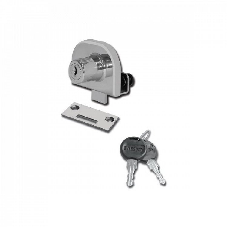 Κλειδαριά ART 248 για διπλό κρυστάλλινο πορτάκι EVERGOOD