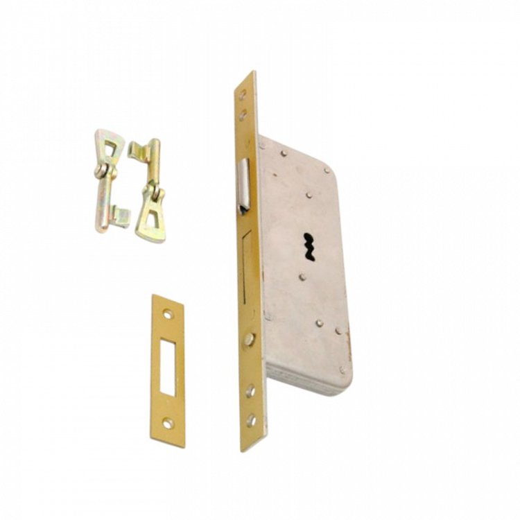 Κλειδαριά Halz ART850 40mm γάντζου για δίφυλλη ξύλινη συρόμενη πόρτα