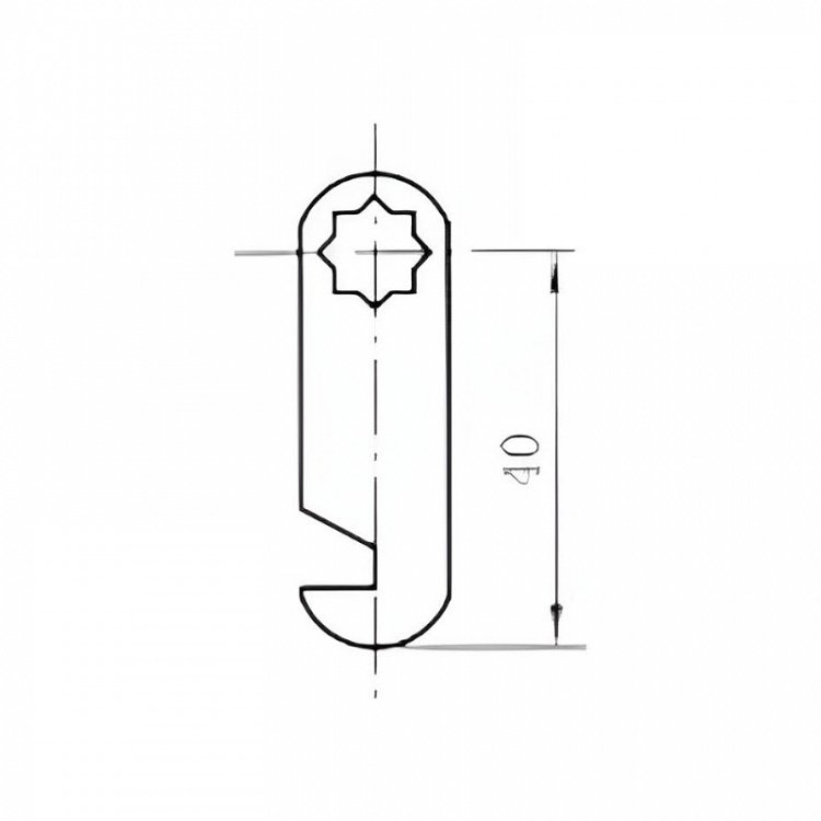 Κλειδαριά Περιστροφική 180° ART 102 για συρτάρια &amp; πόρτες επίπλων EVERGOOD