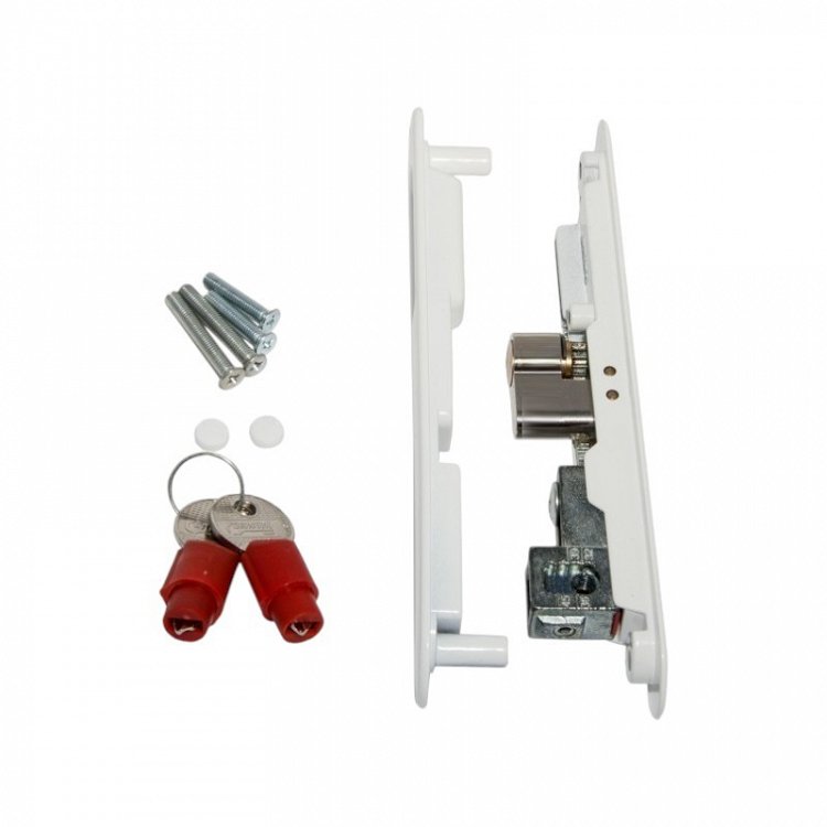 Κλειδαριά Συρομένου Αλουμινίου με Κλειδί PL 46