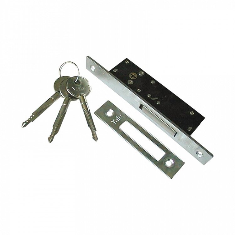 Κλειδαριά Yale F5820 20mm με μαχαιρωτή γλώσσα για σιδερένιες πόρτες