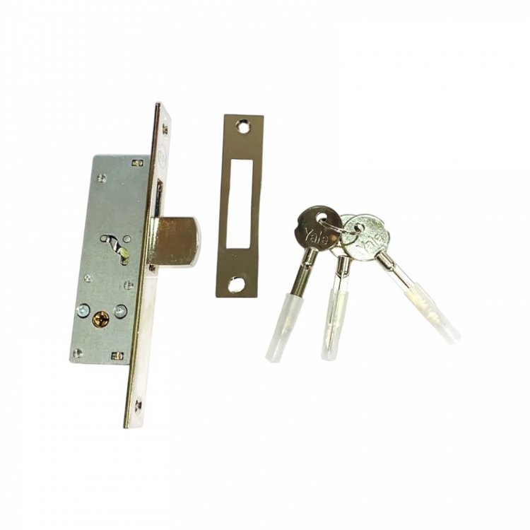 Κλειδαριά Yale F5820 20mm με μαχαιρωτή γλώσσα για σιδερένιες πόρτες
