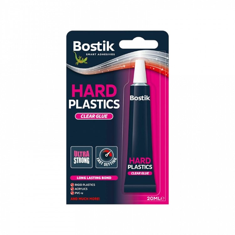 Κόλλα για Σκληρά Πλαστικά Hard Plastics 20ml Bostik