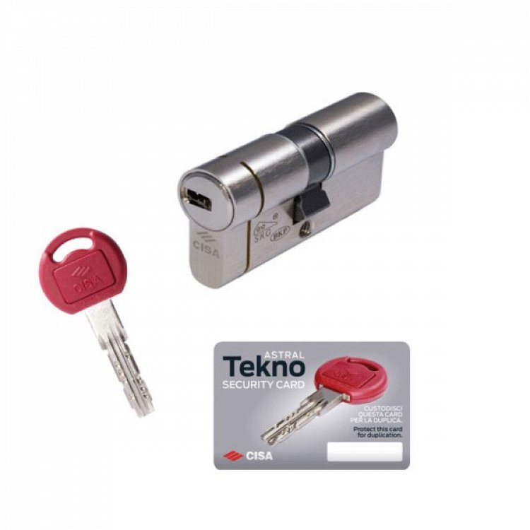 Σετ Κλειδαριάς θωρακισμένης πόρτας Cisa Revolution Pro με κύλινδρο Cisa Astral Tekno &amp; Defender Disec BD200