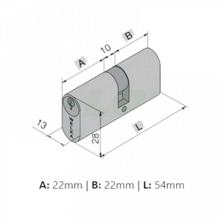 Κύλινδρος οβάλ Welka 702.22.22.0