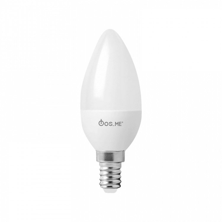 Λάμπα Led 3W E14 Κερί 2800k 250lm θερμό Φως 44-046799 | Fos-Me