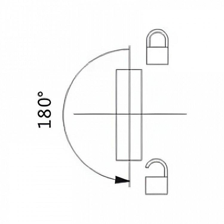 Κλειδαριά ART 288 μπροστινή πολλαπλή EVERGOOD