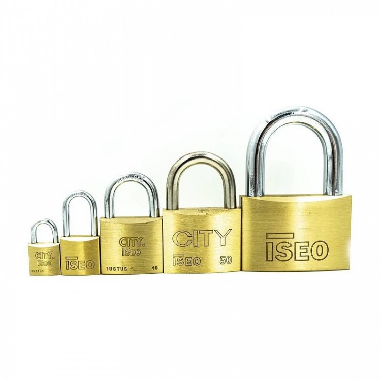 Λουκέτα ISEO Κοντόλαιμα Ορειχάλκινα