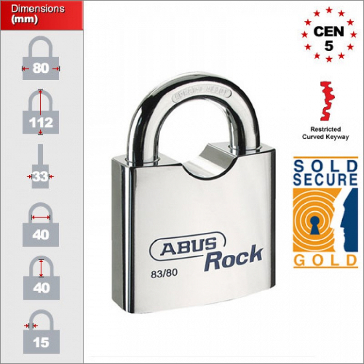 Λουκέτο ABUS Rock 83 O