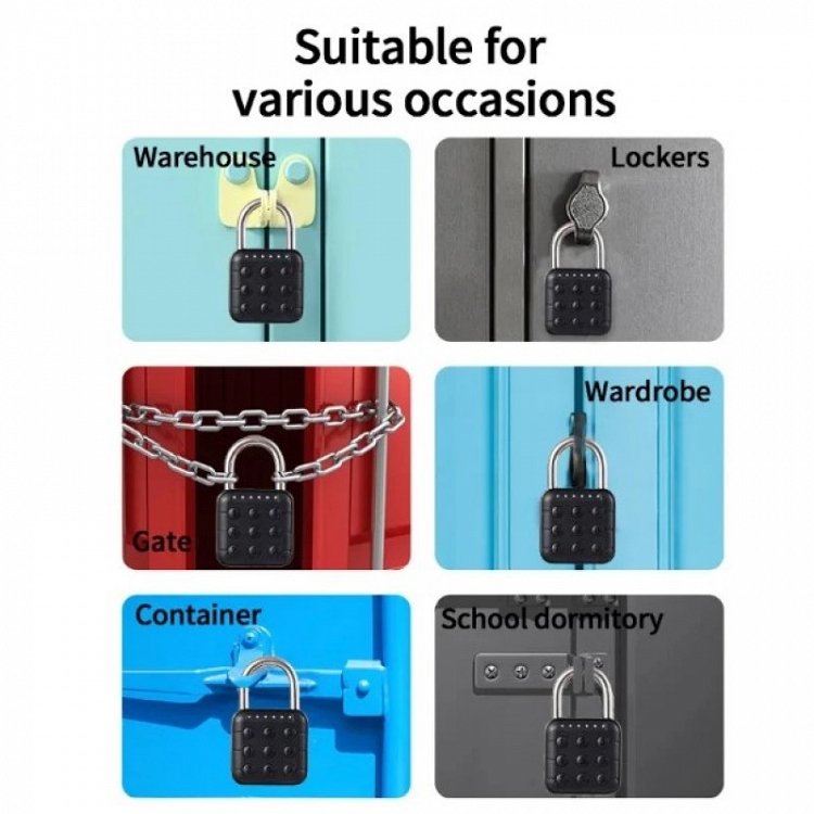 Λουκέτο Bluetooth D10-BT Με Κωδικό | Κοντόλαιμο