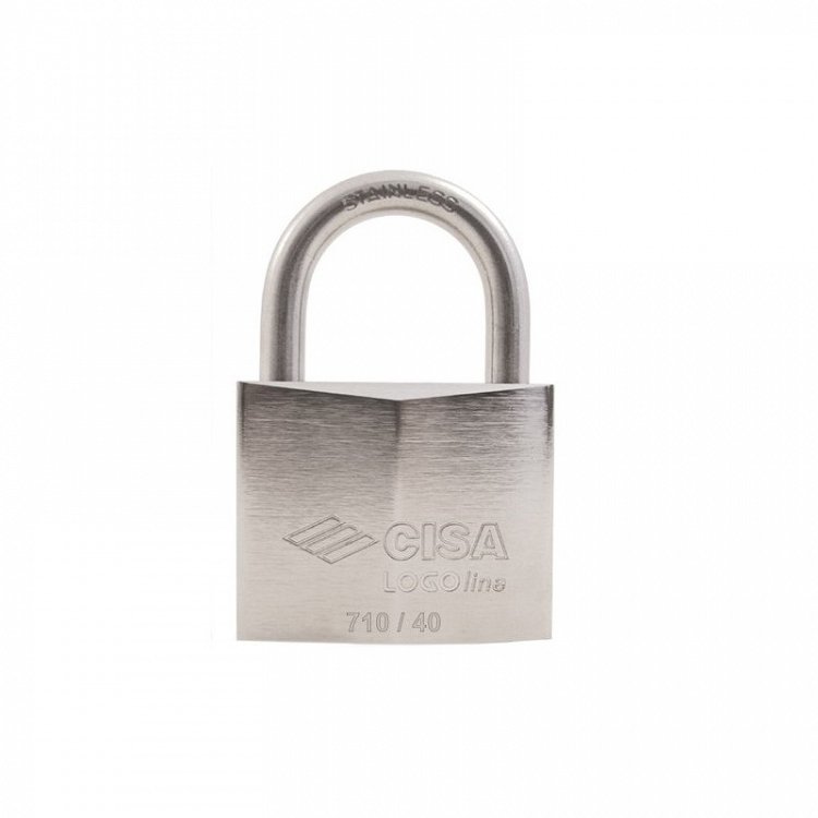 Λουκέτο CISA L.Line Ανοξείδωτο Κοντόλαιμο Με Ίδιο Κλειδί