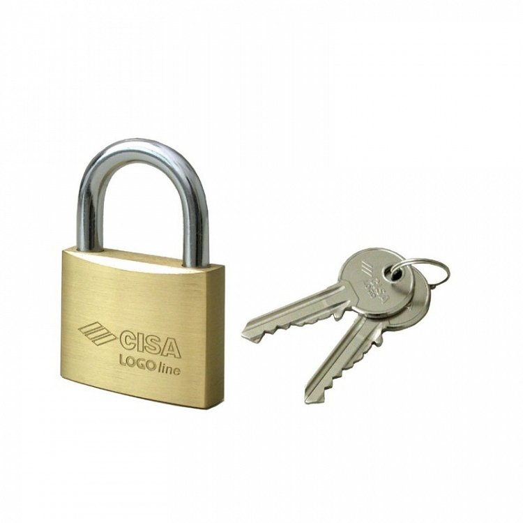 Λουκέτα CISA L.Line Ορειχάλκινα Κοντόλαιμα σε Διάφορες Διαστάσεις