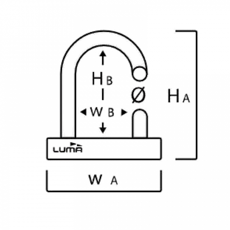 Λουκέτο Δισκόφρενου Luma Escudo Procombi