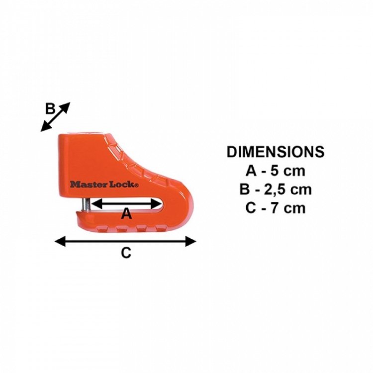 Λουκέτο δισκόφρενου MasterLock (8303)