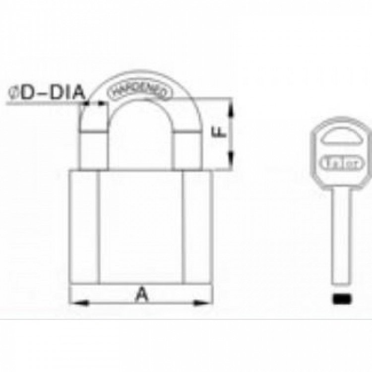 Λουκέτο Ορειχάλκινο Valor DVB98