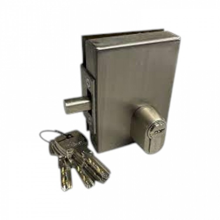 Μονή Κλειδαριά Κρυστάλλων GEVY Κύλινδρου με Απλό Αφαλό και 5 Κλειδιά