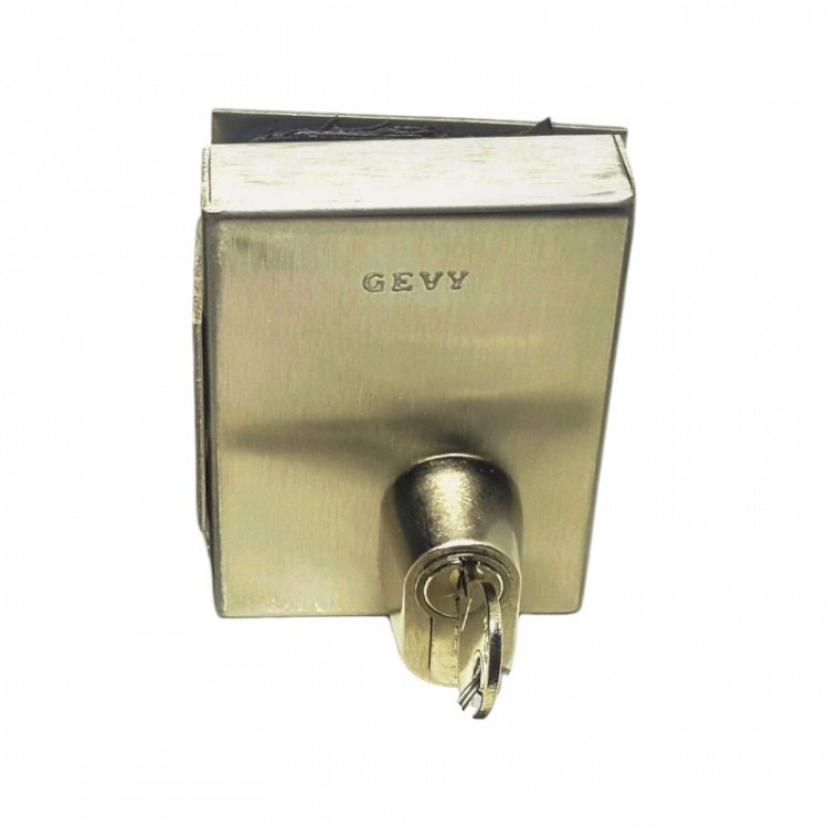 Μονή Κλειδαριά Κρυστάλλων GEVY Κύλινδρου με Απλό Αφαλό και 5 Κλειδιά