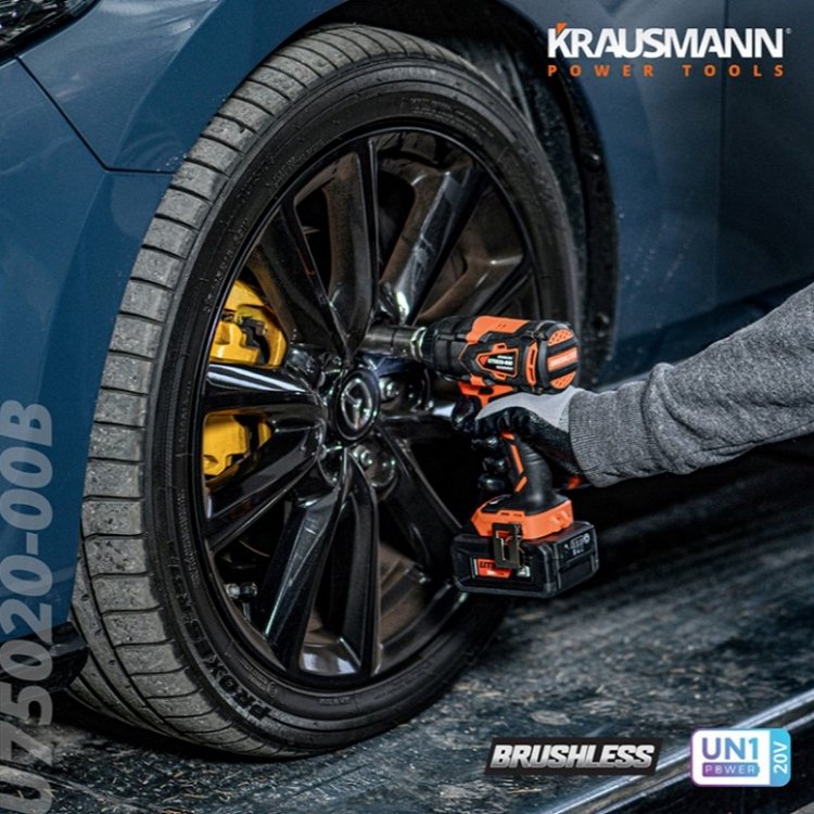 Μπουλονόκλειδο Επαναφορτιζόμενο 20V Krausmann (U75020-00B)