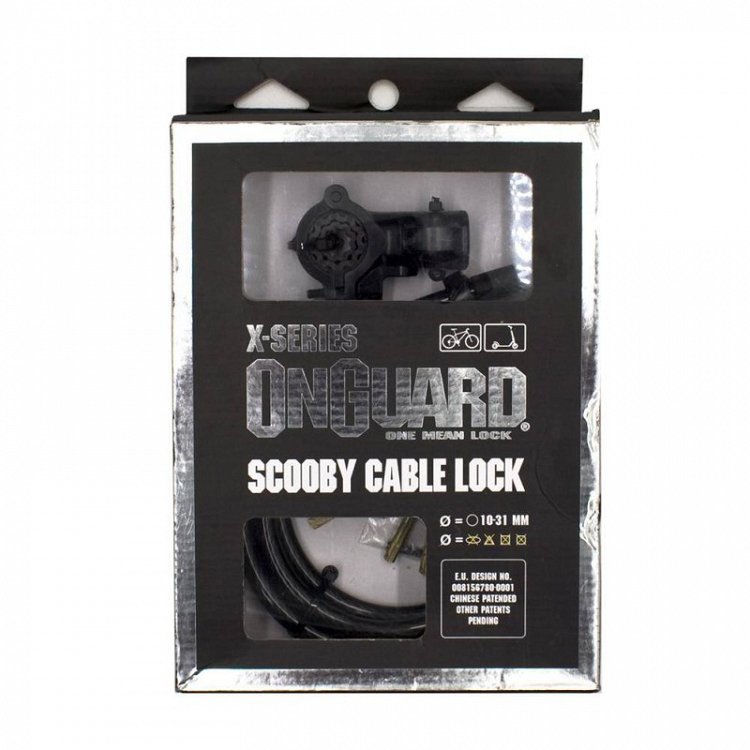 OnGuard X-Series eScooter Συρματόσχοινο Με Κλειδί