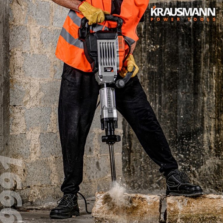 Πιστολέτο Σκαπτικό Κατεδάφισης Hex 30mm 1800W Krausmann (9991)