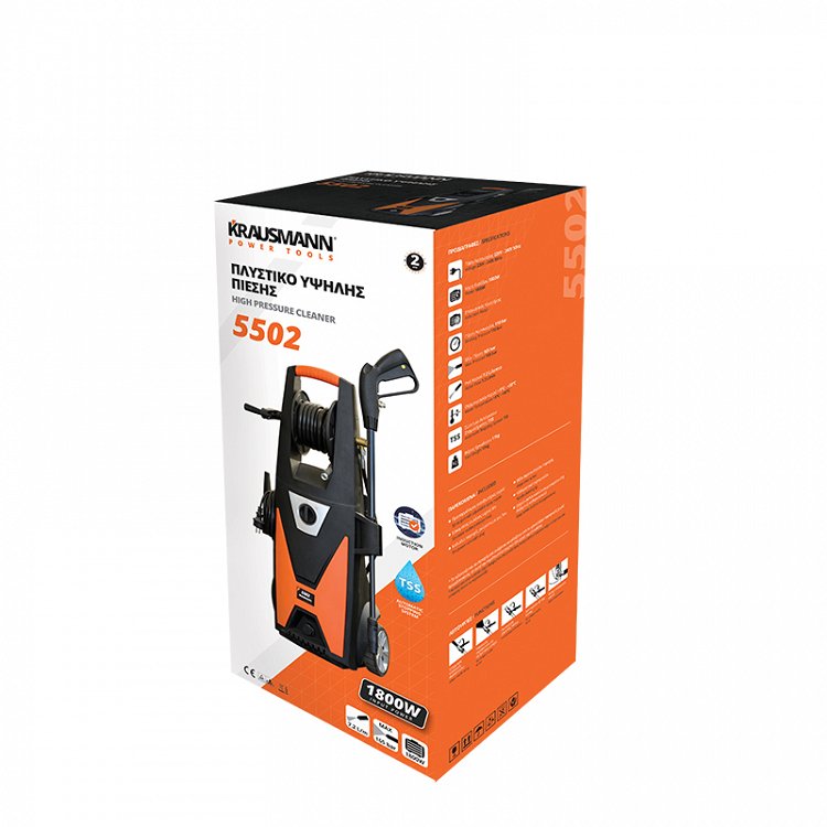 Πλυστικό Krausmann 5502 Υψηλής Πίεσης | 1800W