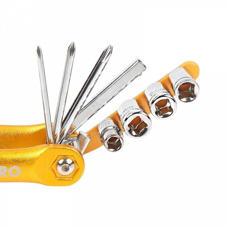 Πολυεργαλείο Κατσαβίδια & Καρυδάκια Αναδιπλούμενος Σουγιάς 12τμχ Workpro