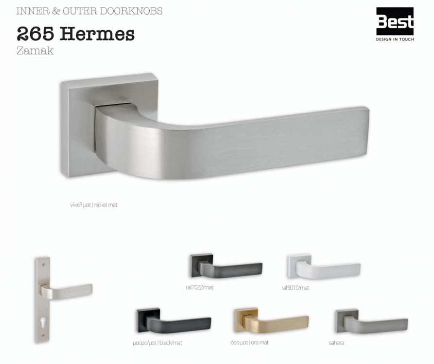 Πόμολο Πόρτας Best 265 Hermes