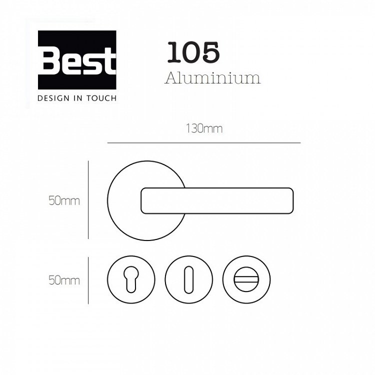 Πόμολο Πόρτας Best 105