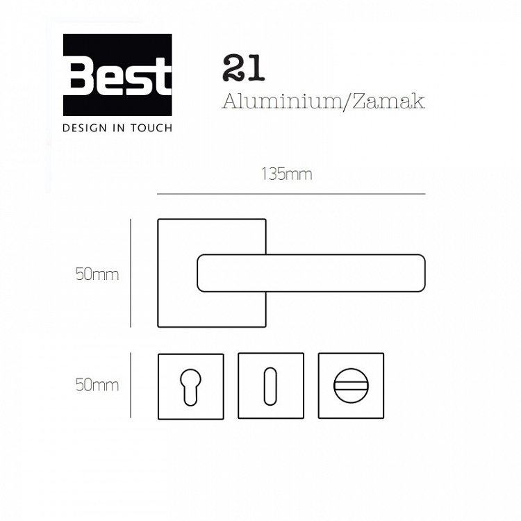 Πόμολο Πόρτας Best 21