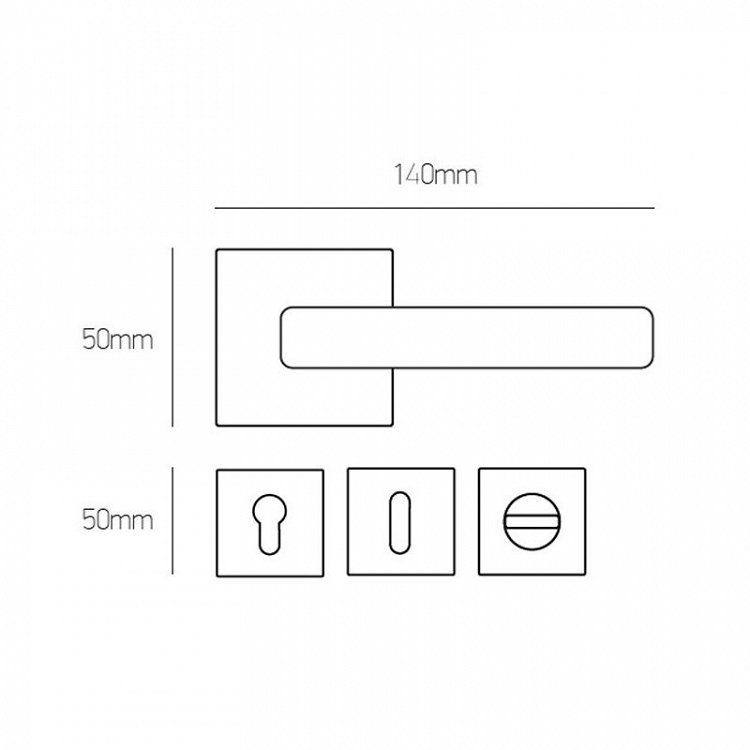 Πόμολο Πόρτας Best 521