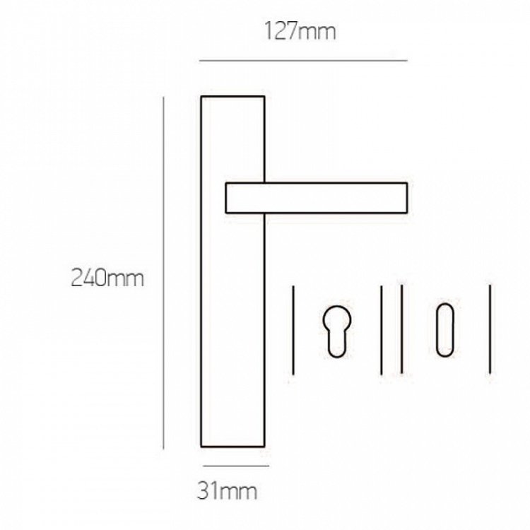 Πόμολο Πόρτας Best 86