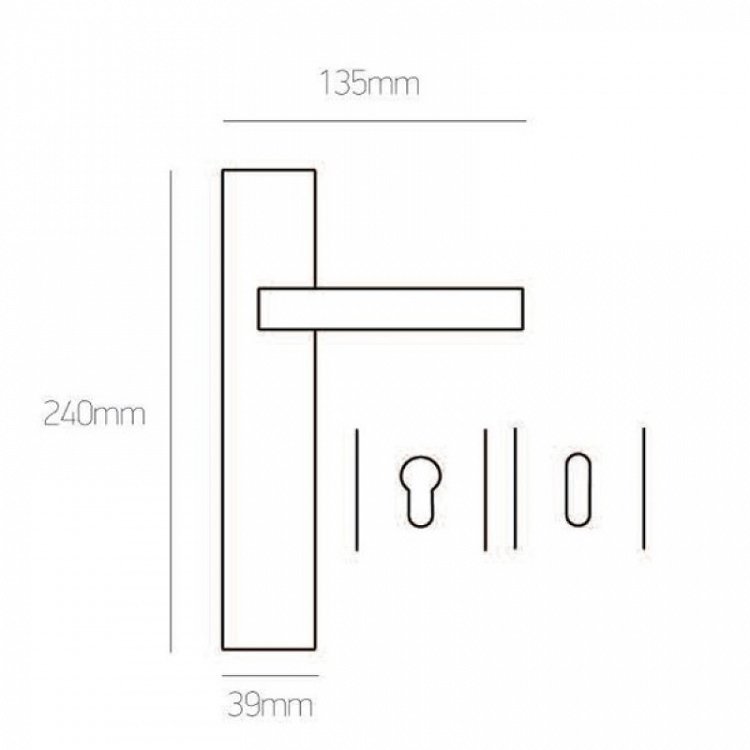 Πόμολο Πόρτας Best 425