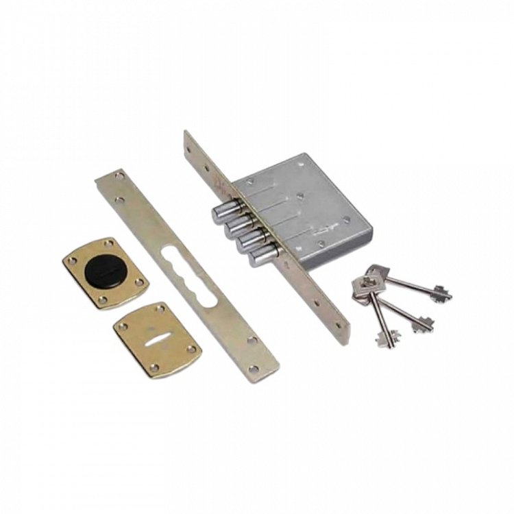 Πρόσθετη Χωνευτή Κλειδαριά Securemme 2025 με 4 Πείρους 2 Στροφών