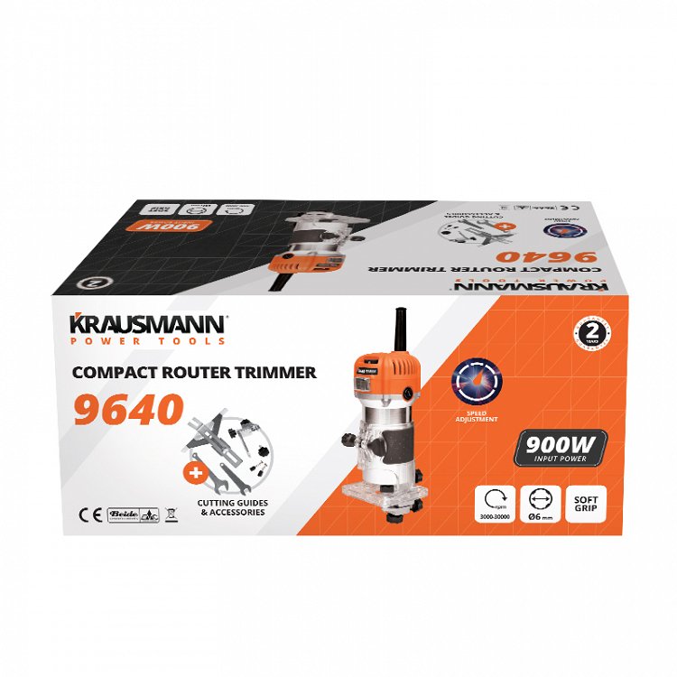 Ρούτερ Περιθωρίων Compact Βυθιζόμενο 600W (9640)