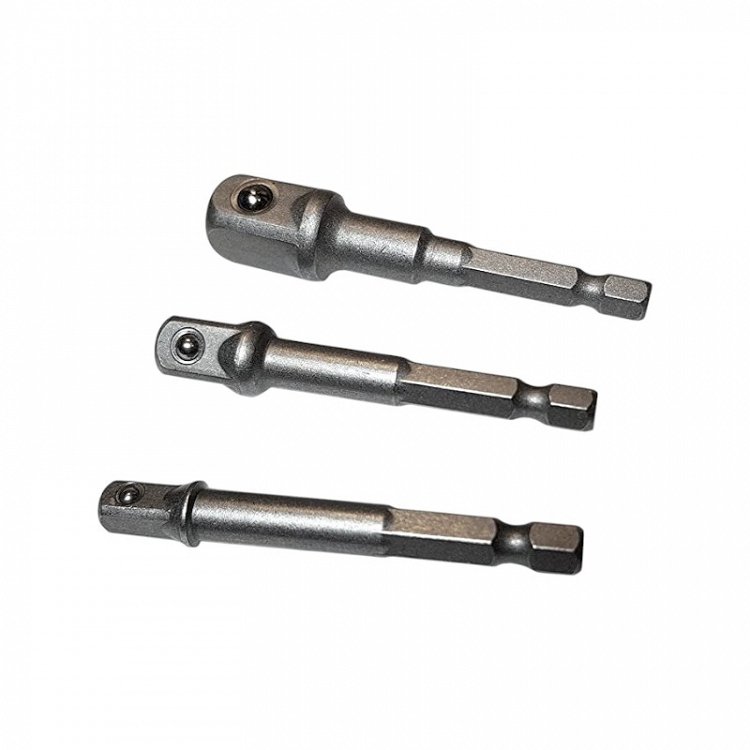 Σετ Αντάπτορες Δραπάνου Για Καρυδάκια INTER 747981 3τμχ