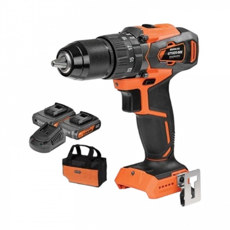 ΣΕΤ Δραπανοκατσάβιδο Κρουστικό Επαναφορτιζόμενο 20V Krausmann (U71020-22SB)