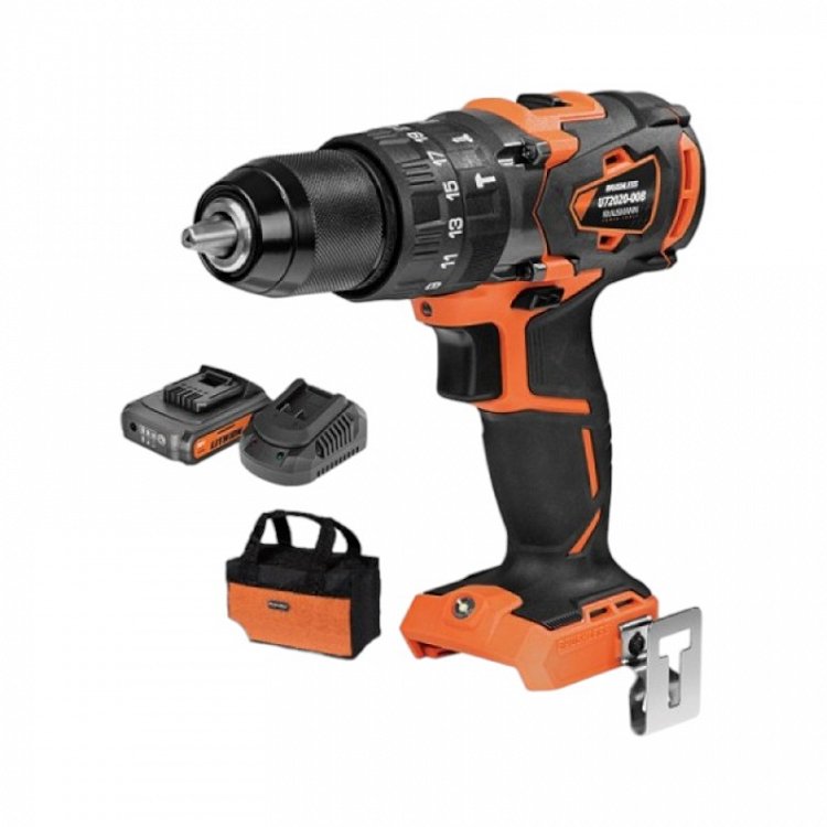 ΣΕΤ Δραπανοκατσάβιδο Κρουστικό Επαναφορτιζόμενο 20V Krausmann (U72020-12SB)