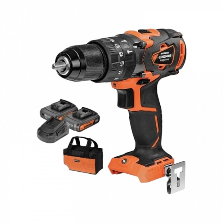 ΣΕΤ Δραπανοκατσάβιδο Κρουστικό Επαναφορτιζόμενο 20V Krausmann (U72020-22SB)