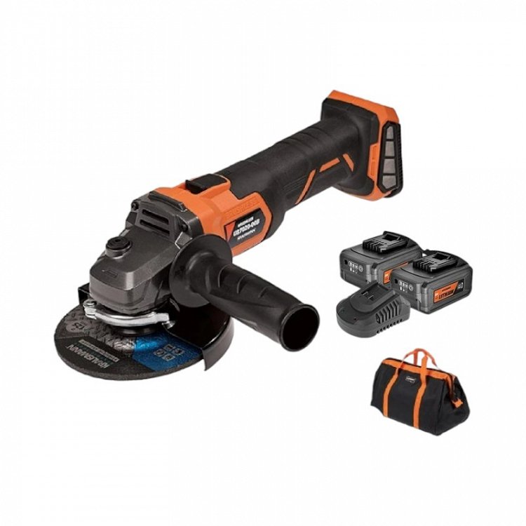 ΣΕΤ Γωνιακός Τροχός Ø125 Επαναφορτιζόμενο 20V BL Krausmann (U87020-25SB)