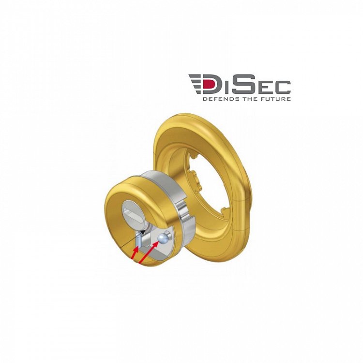 Σετ Κλειδαριάς θωρακισμένης πόρτας Cisa Revolution Pro με κύλινδρο Cisa Ap4s &amp; Defender Disec BD200